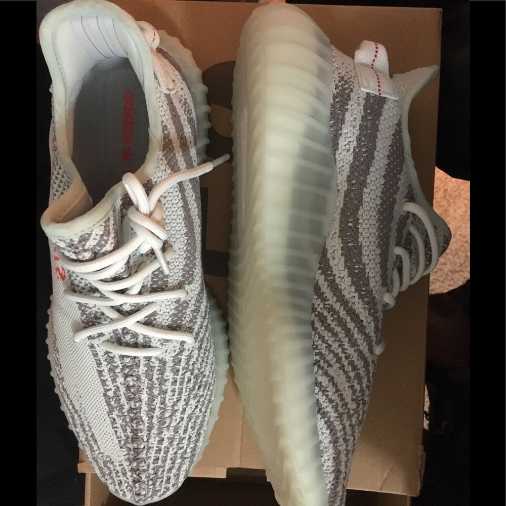 Blue Tint Yeezys